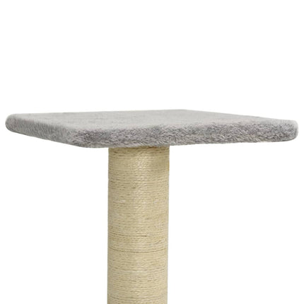 Klösträd med sisalpelare ljusgrå 118,5 cm