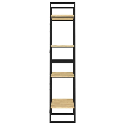 Bokhylla 4 hyllplan 60x30x140 cm massiv furu