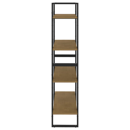 Bokhylla 4 hyllplan 80x30x140 cm massiv furu