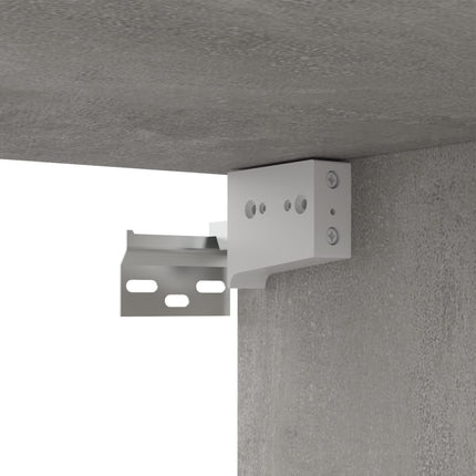 TV-skåp 4 st betonggrå 80x30x30 cm konstruerat trä