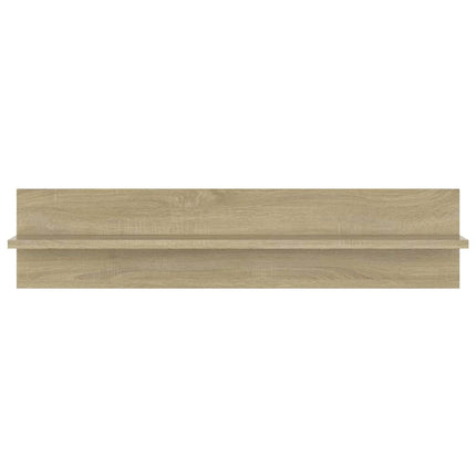 Vägghyllor 4 st sonoma-ek 80x11,5x18 cm konstruerat trä