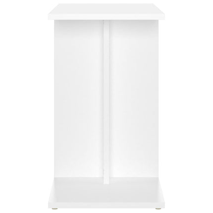 Sidobord vit 50x30x50 cm konstruerat trä