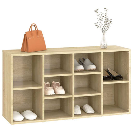 Skobänk sonoma-ek 103x30x55 cm konstruerat trä
