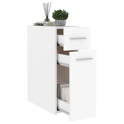 Apoteksskåp vit 20x45,5x60 cm konstruerat trä