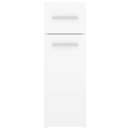 Apoteksskåp vit 20x45,5x60 cm konstruerat trä