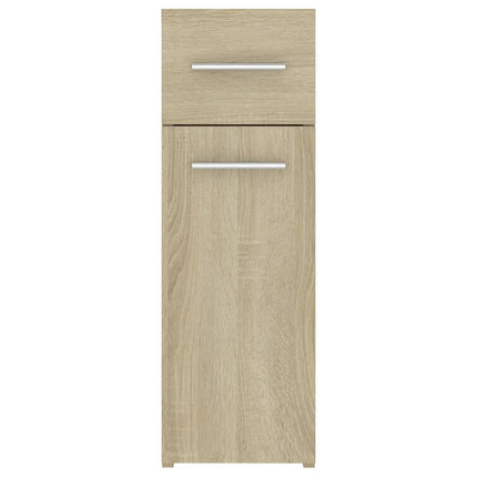 Apoteksskåp sonoma-ek 20x45,5x60 cm konstruerat trä
