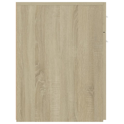 Apoteksskåp sonoma-ek 20x45,5x60 cm konstruerat trä