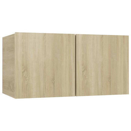 Väggmonterat TV-skåp sonoma-ek 60x30x30 cm
