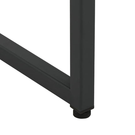 Skänk svart 105x35x75 cm stål