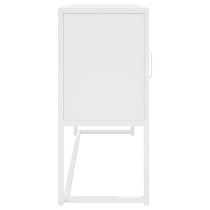 Skänk vit 105x35x75 cm stål