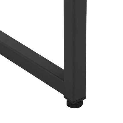 Skänk svart 75x35x75 cm stål