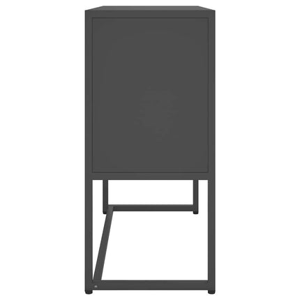 Skänk antracit 75x35x75 cm stål