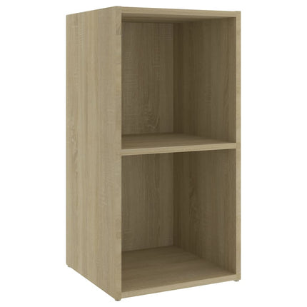 TV-skåp 2 st sonoma-ek 72x35x36,5 cm konstruerat trä