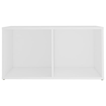 TV-skåp 2 delar vit 72x35x36,5 cm konstruerat trä