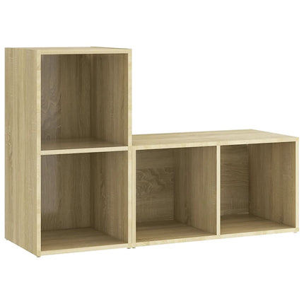 TV-skåp 2 st sonoma-ek 72x35x36,5 cm konstruerat trä