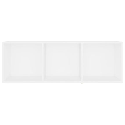 Tv-skåp 4 delar vit 107x35x37 cm konstruerat trä