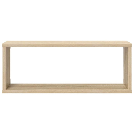 Vägghyllor 2 st sonoma-ek 60x15x23cm konstruerat trä