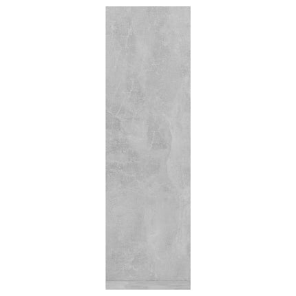 Vägghyllor 2 st betonggrå 50x15x50 cm konstruerat trä