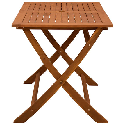Hopfällbart trädgårdsbord 120x70x75 cm massivt eukalyptusträ