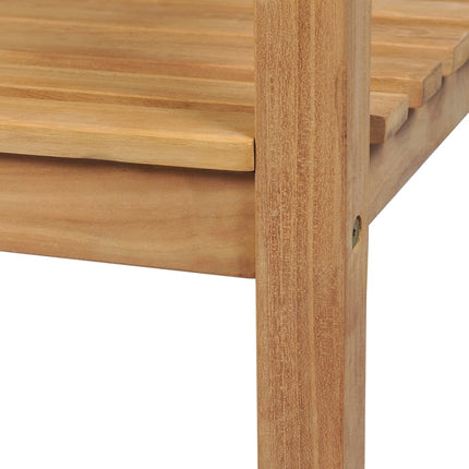 Trädgårdsbänk 228 cm massiv teak