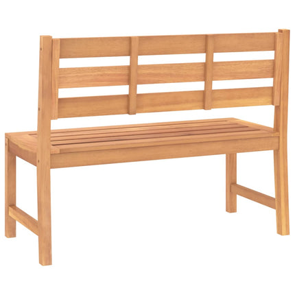 Trädgårdsbänk 114 cm massiv teak