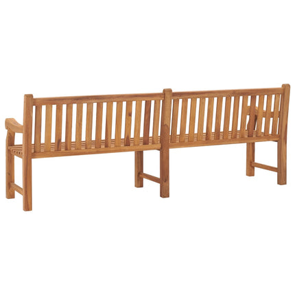 Trädgårdsbänk 228 cm massiv teak