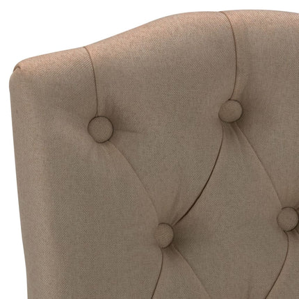 Matstolar 4 st taupe tyg