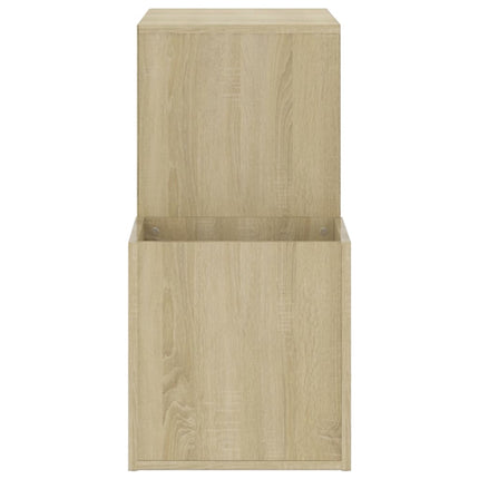 Skoskåp sonoma-ek 105x35,5x70 cm konstruerat trä