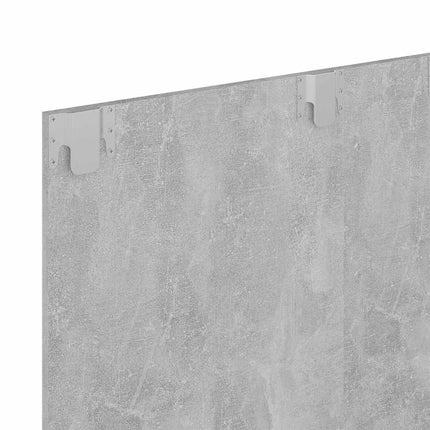 Väggmonterat tv-skåp betonggrå 120x23,5x90 cm konstruerat trä