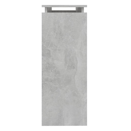 Konsolbord betonggrå 102x30x80 cm konstruerat trä