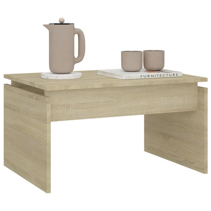 Soffbord sonoma-ek 68x50x38 cm konstruerat trä