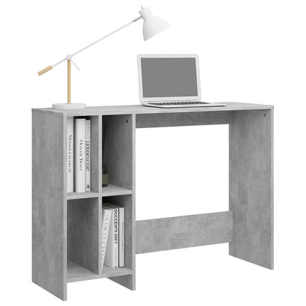 Datorbord betonggrå 102,5x35x75 cm konstruerat trä