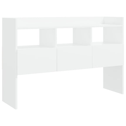Skänk vit 105x30x70 cm konstruerat trä