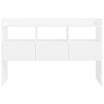Skänk vit 105x30x70 cm konstruerat trä