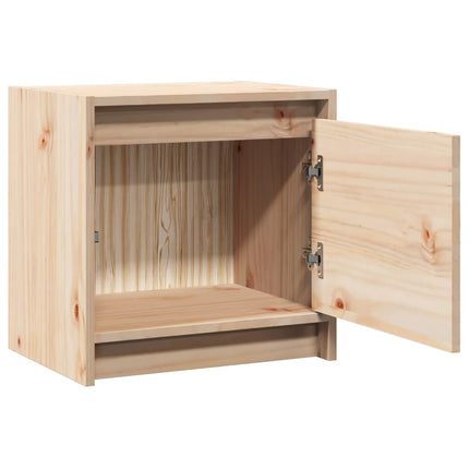 Sängbord 40x30,5x40 cm massiv furu