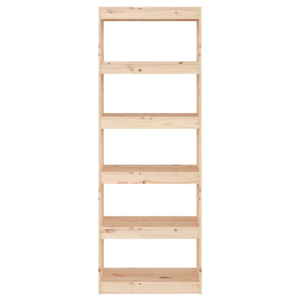 Bokhylla/Rumsavdelare 60x30x167,5 cm massiv furu