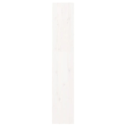 Bokhylla/Rumsavdelare vit 60x30x167,5 cm massiv furu