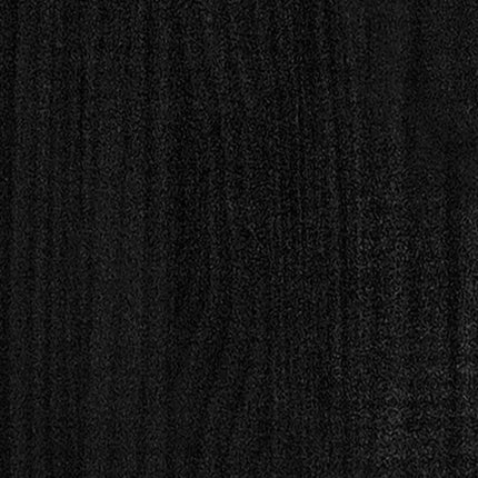 Bokhylla/Rumsavdelare svart 100x30x103 cm massiv furu