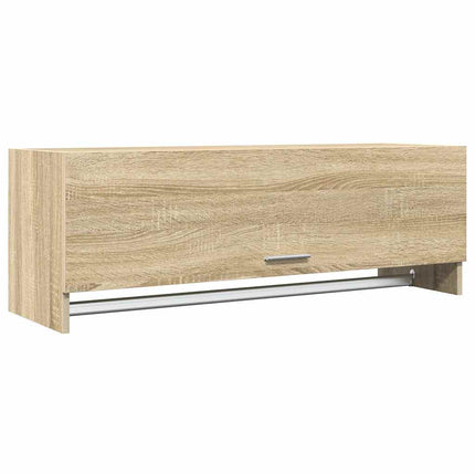Garderob sonoma-ek 100x32,5x35 cm konstruerat trä