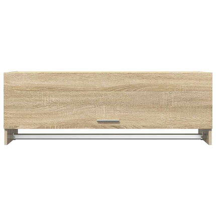 Garderob sonoma-ek 100x32,5x35 cm konstruerat trä