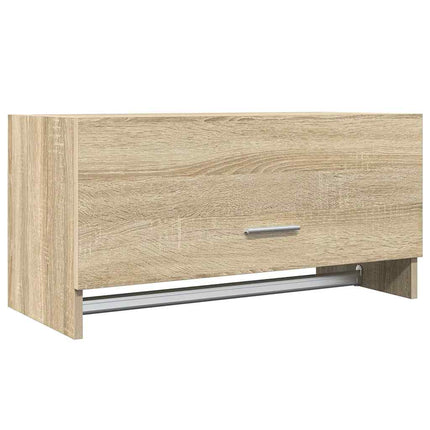 Garderob sonoma-ek 70x32,5x35 cm konstruerat trä