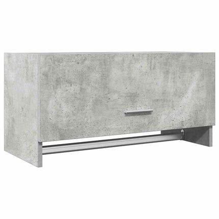 Garderob betonggrå 70x32,5x35 cm konstruerat trä