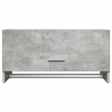 Garderob betonggrå 70x32,5x35 cm konstruerat trä