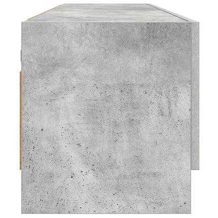 Garderob betonggrå 70x32,5x35 cm konstruerat trä