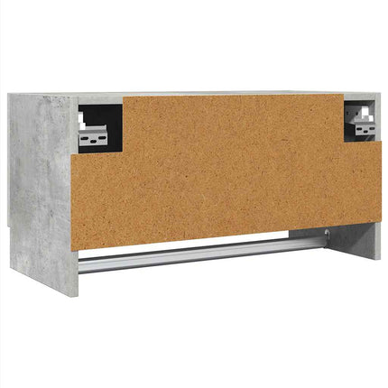 Garderob betonggrå 70x32,5x35 cm konstruerat trä