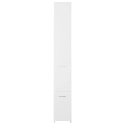 Badrumsskåp vit 25x26,5x170 cm konstruerat trä