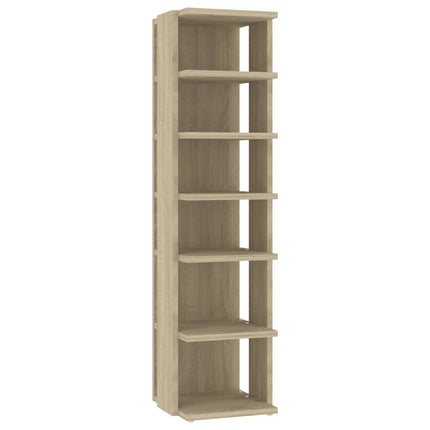 Skohylla sonoma-ek 27,5x27x102 cm konstruerat trä