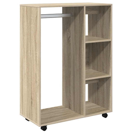 Garderob sonoma-ek 80x40x110 cm konstruerat trä