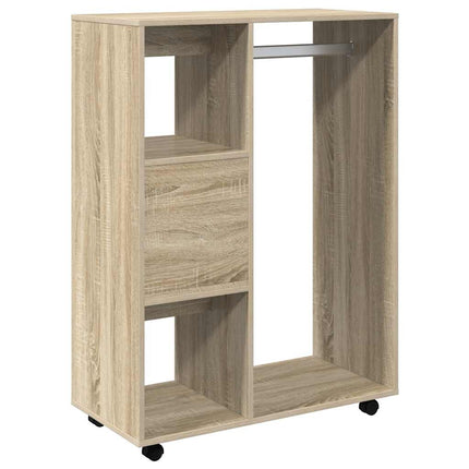 Garderob sonoma-ek 80x40x110 cm konstruerat trä