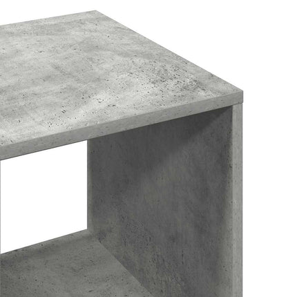 Garderob betonggrå 80x40x110 cm konstruerat trä